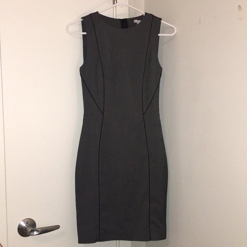 Size 2 H&M grey and black dress